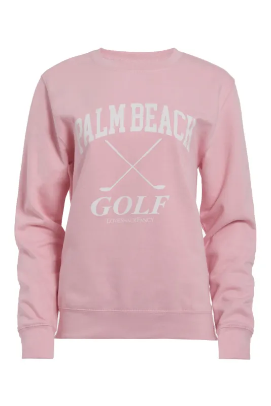 First Port x LoveShackFancy Palm Beach Golf Crew Neck sold by LoveShackFancy