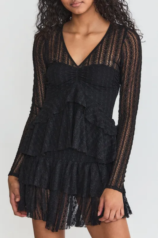 Yana Lace Mini Dress sold by LoveShackFancy