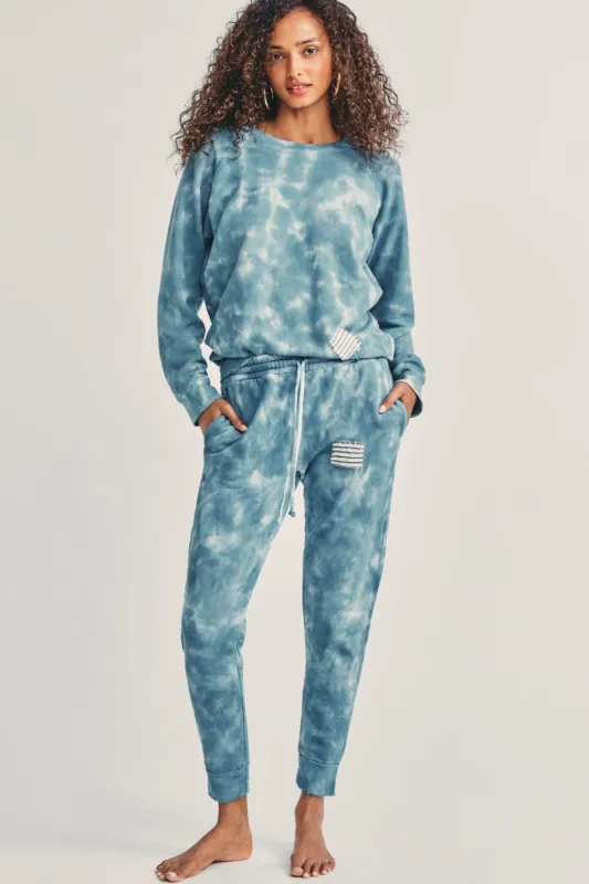 Yolanda Pant - INDIGO HAND DYE sold by LoveShackFancy