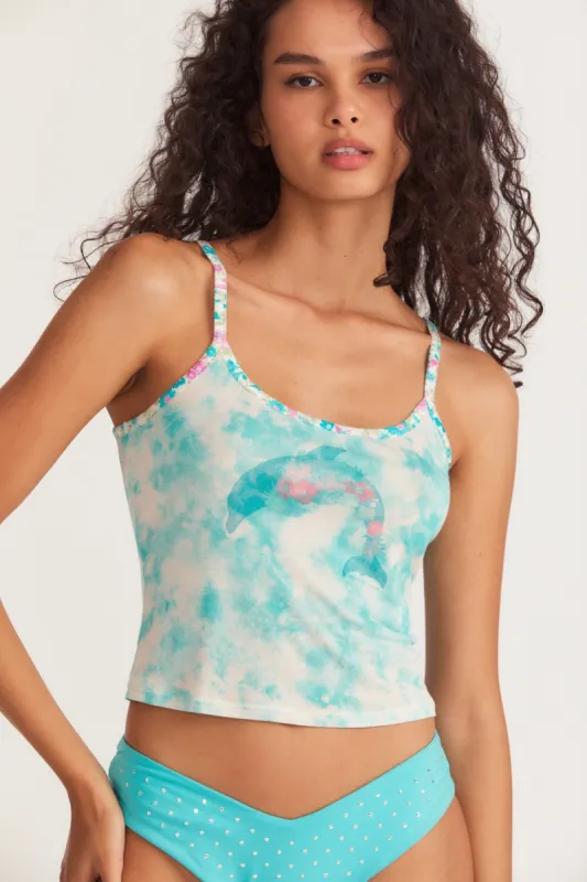 LoveShackFancy x Hurley Tie Dye Tank sold by LoveShackFancy