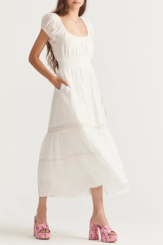 Vernon Midi Dress sold by LoveShackFancy