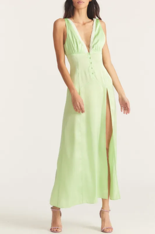 Mazarin Dress - LIME sold by LoveShackFancy