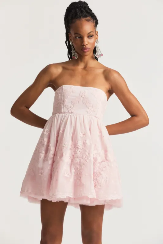Jaylen Mini Dress- BALLERINA PINK sold by LoveShackFancy