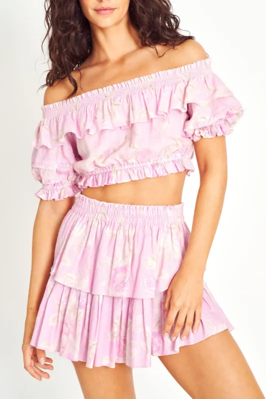 Audrille Crop Top sold by LoveShackFancy