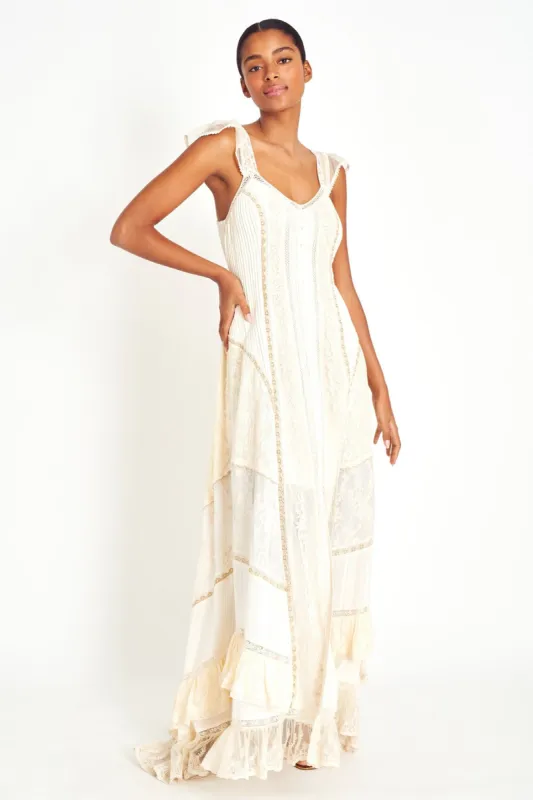 Saskia Maxi Dress sold by LoveShackFancy