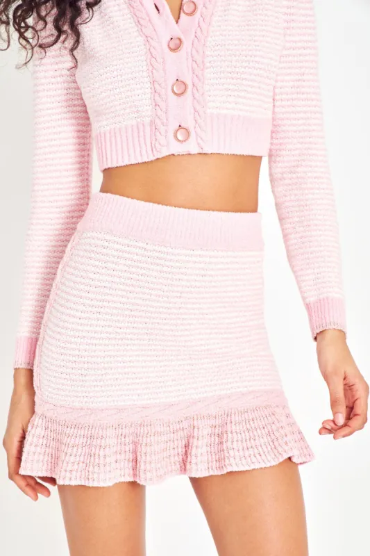 Heiress Mini Skirt sold by LoveShackFancy