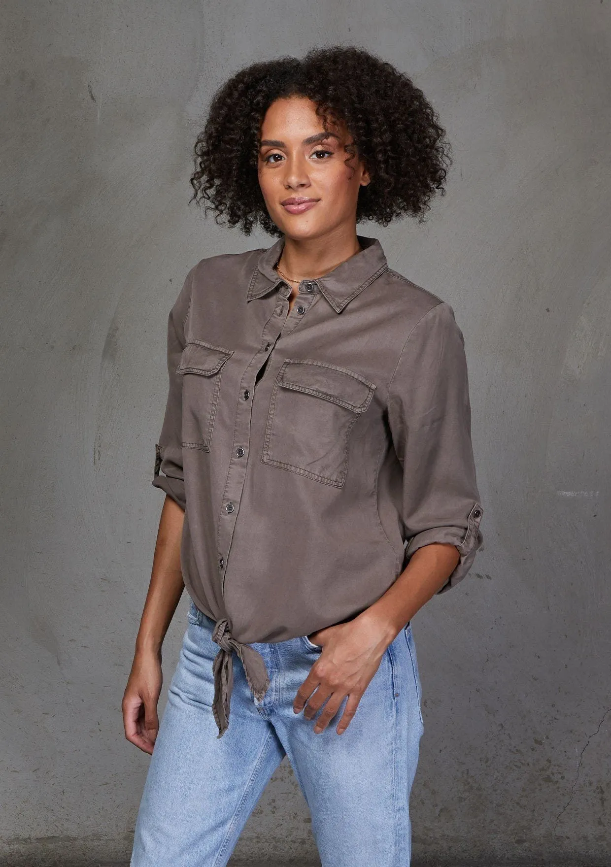 Laid Back Tie Front Top sold by lovestitch product image thumbnail 5