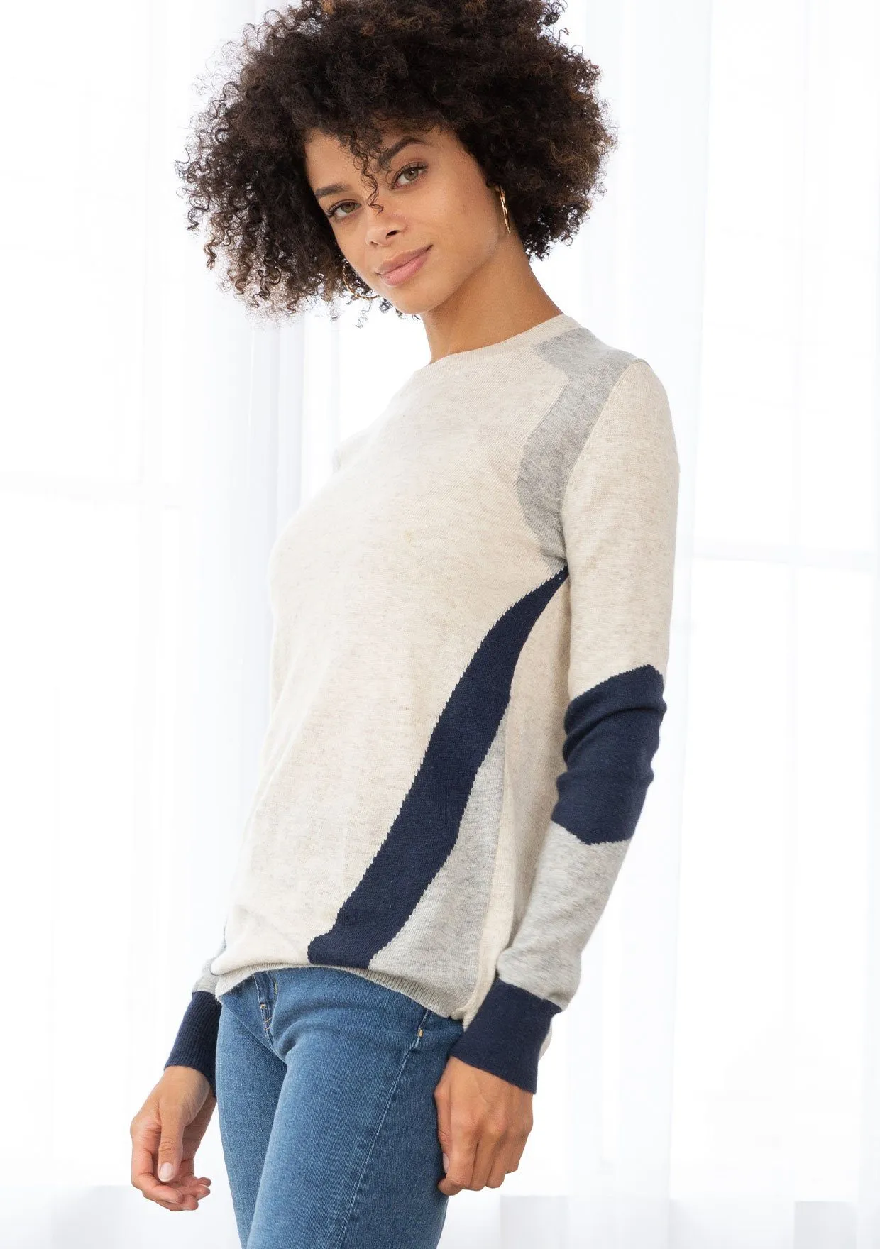 Larchmont Colorblock Sweater sold by lovestitch product image thumbnail 2
