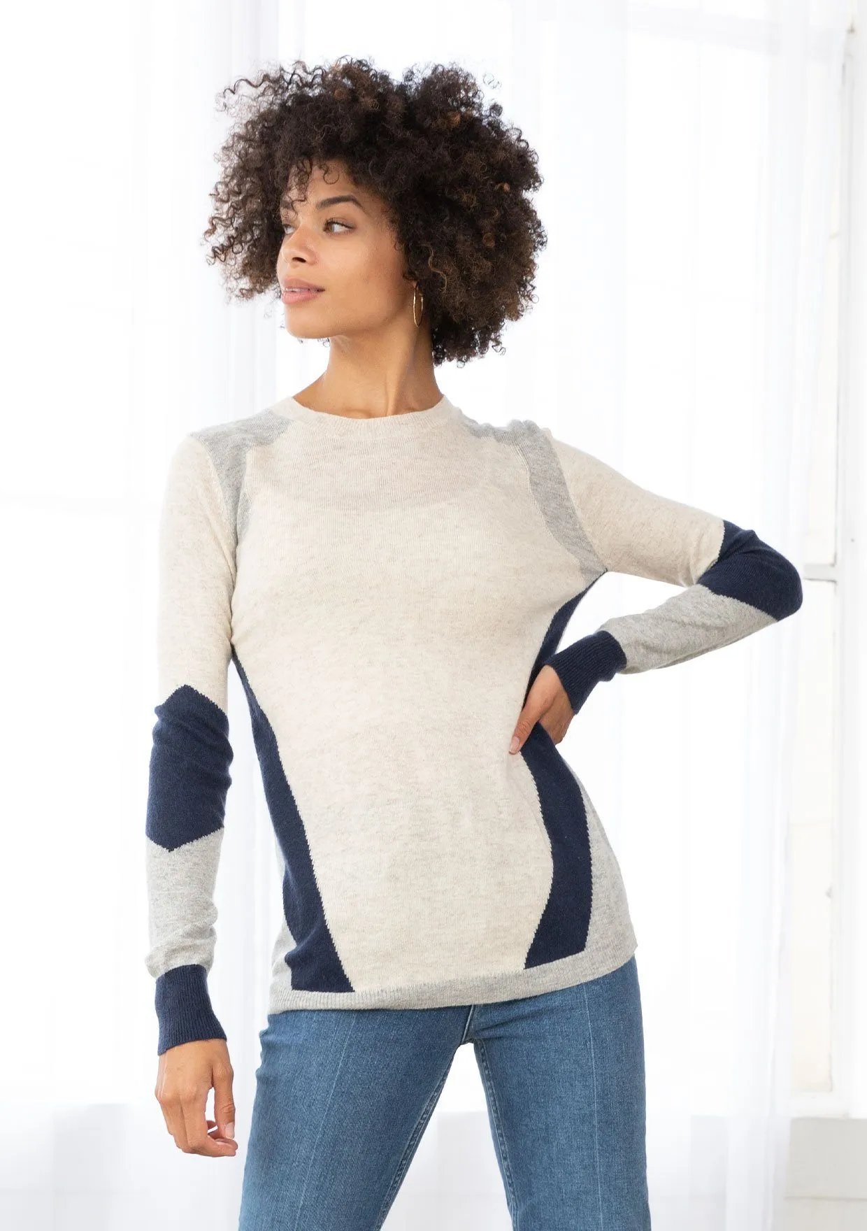 Larchmont Colorblock Sweater sold by lovestitch product image thumbnail 3