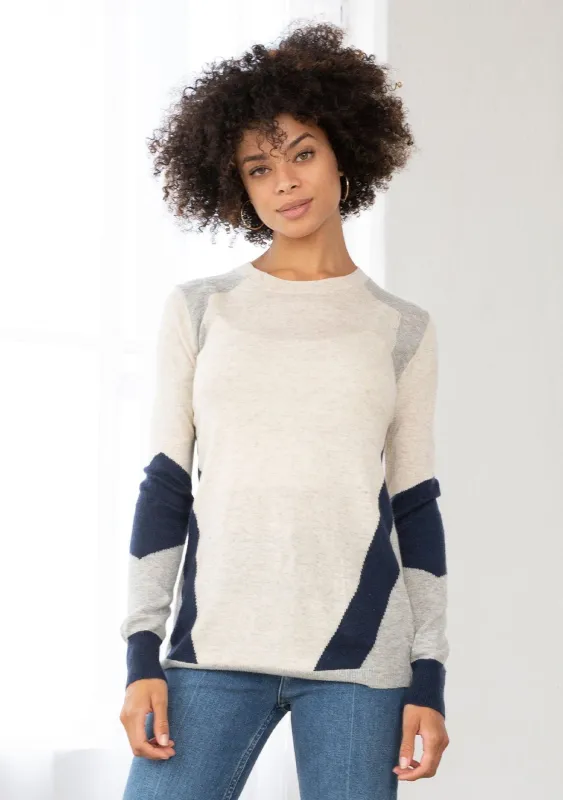 Larchmont Colorblock Sweater sold by lovestitch