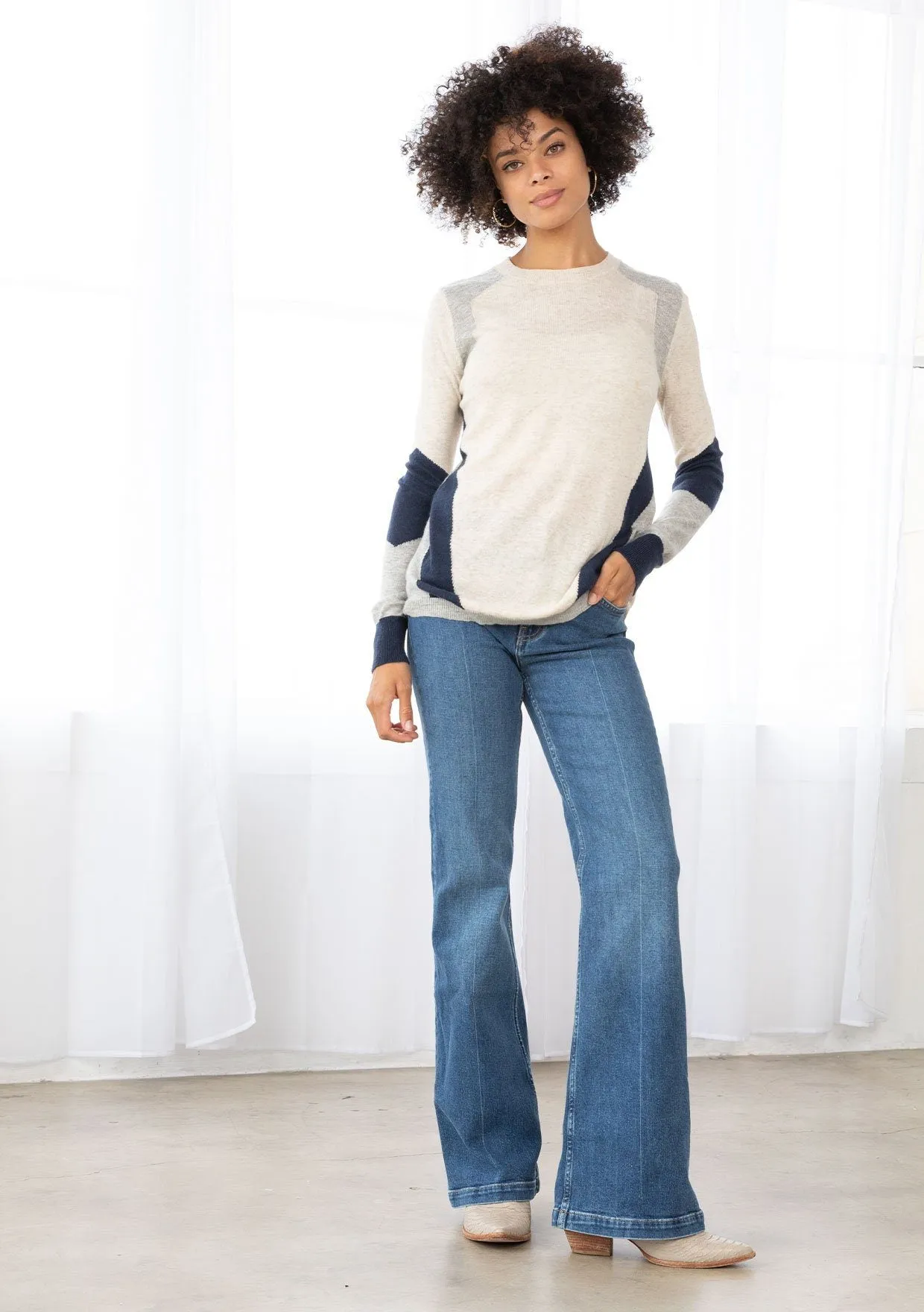 Larchmont Colorblock Sweater sold by lovestitch product image thumbnail 5