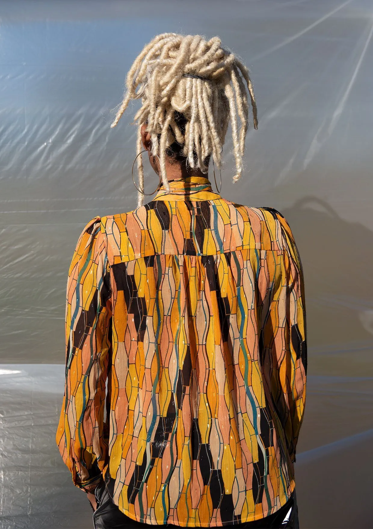 Midas Touch Metallic Blouse sold by lovestitch product image thumbnail 4