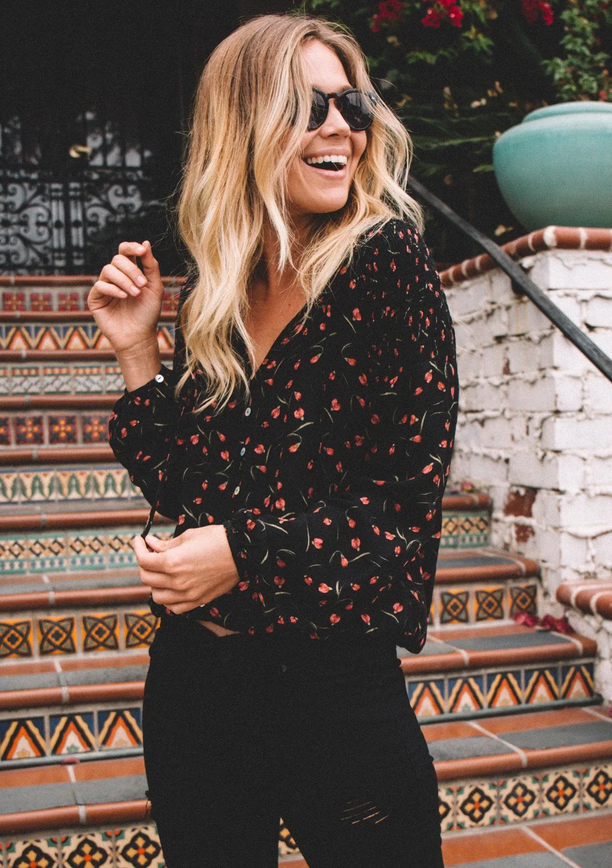 Kenzie Tulip Printed Top sold by lovestitch product image thumbnail 2