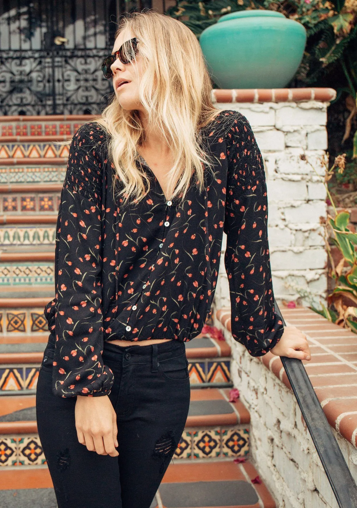 Kenzie Tulip Printed Top sold by lovestitch product image thumbnail 3