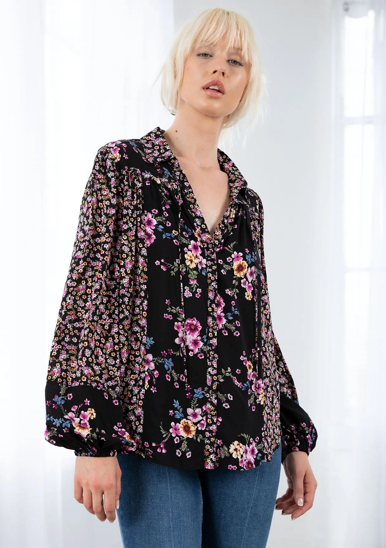 Moondance Floral Blouse sold by lovestitch product image thumbnail 3