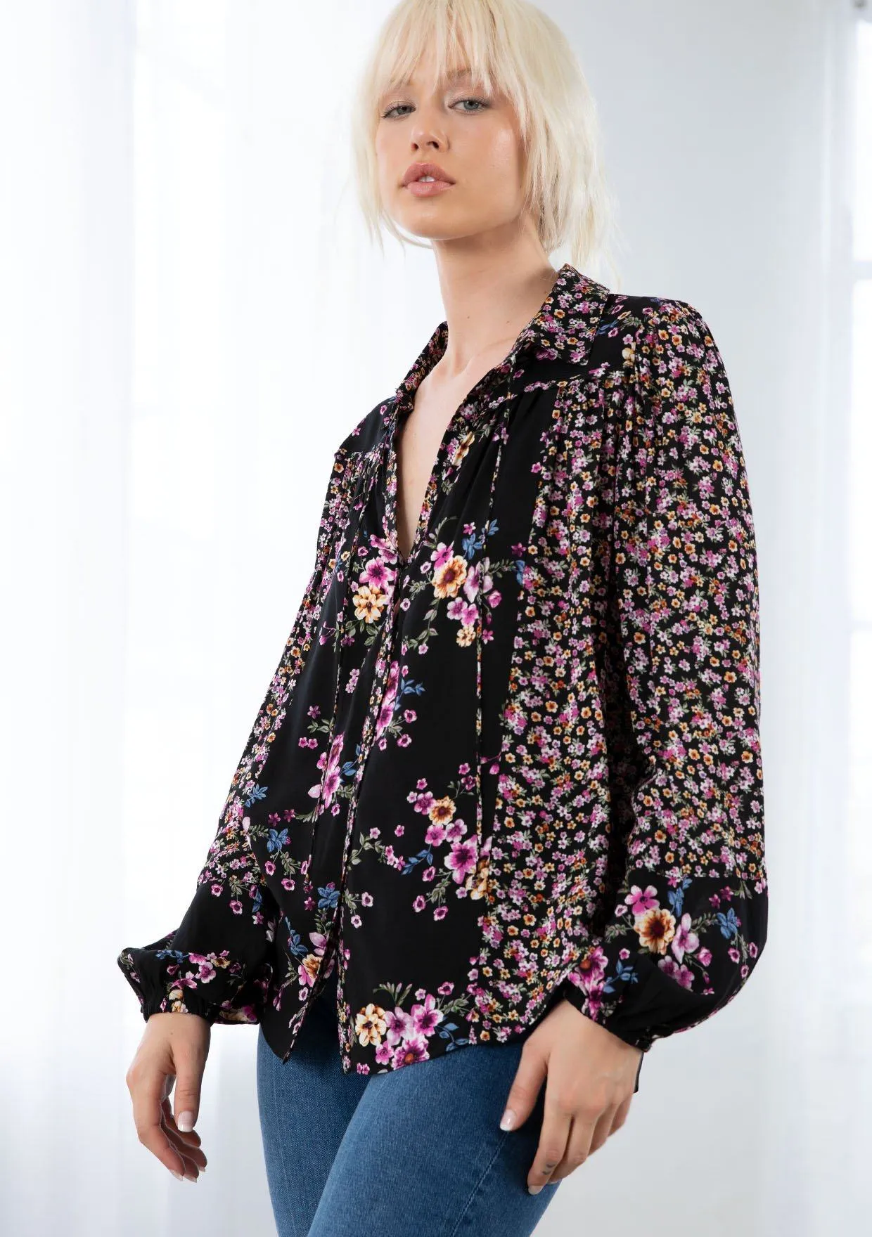 Moondance Floral Blouse sold by lovestitch product image thumbnail 2
