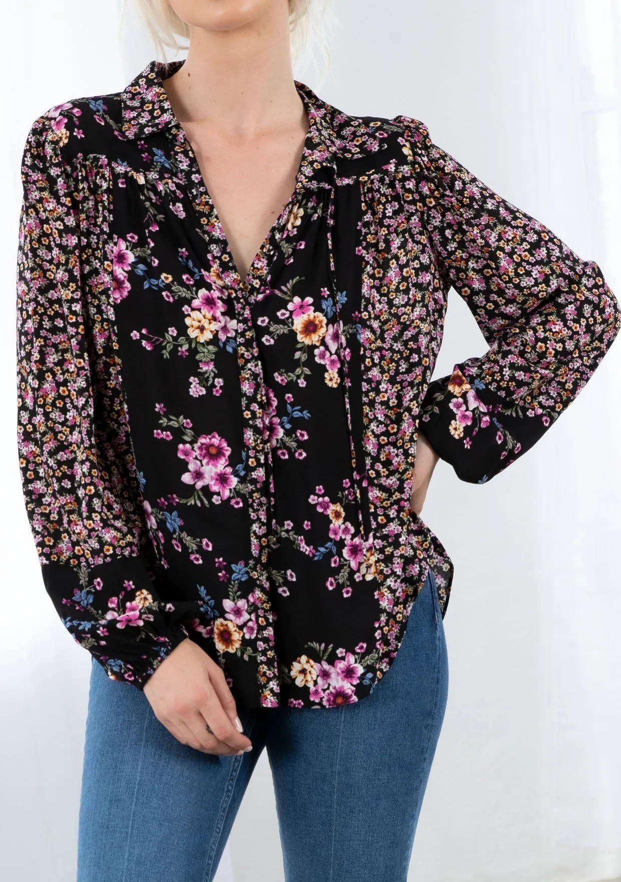 Moondance Floral Blouse sold by lovestitch