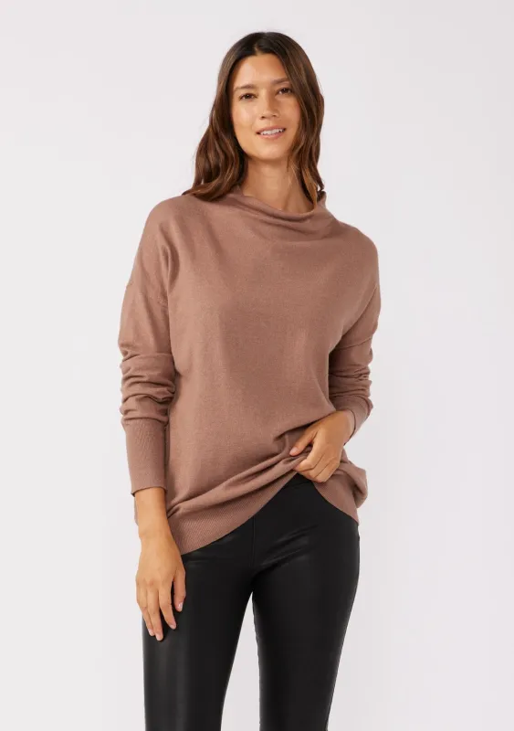 Heritage Mock Neck Sweater sold by lovestitch
