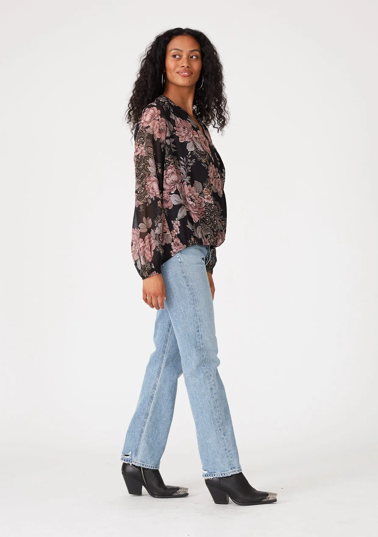 Daphne Surplice Blouse sold by lovestitch product image thumbnail 4