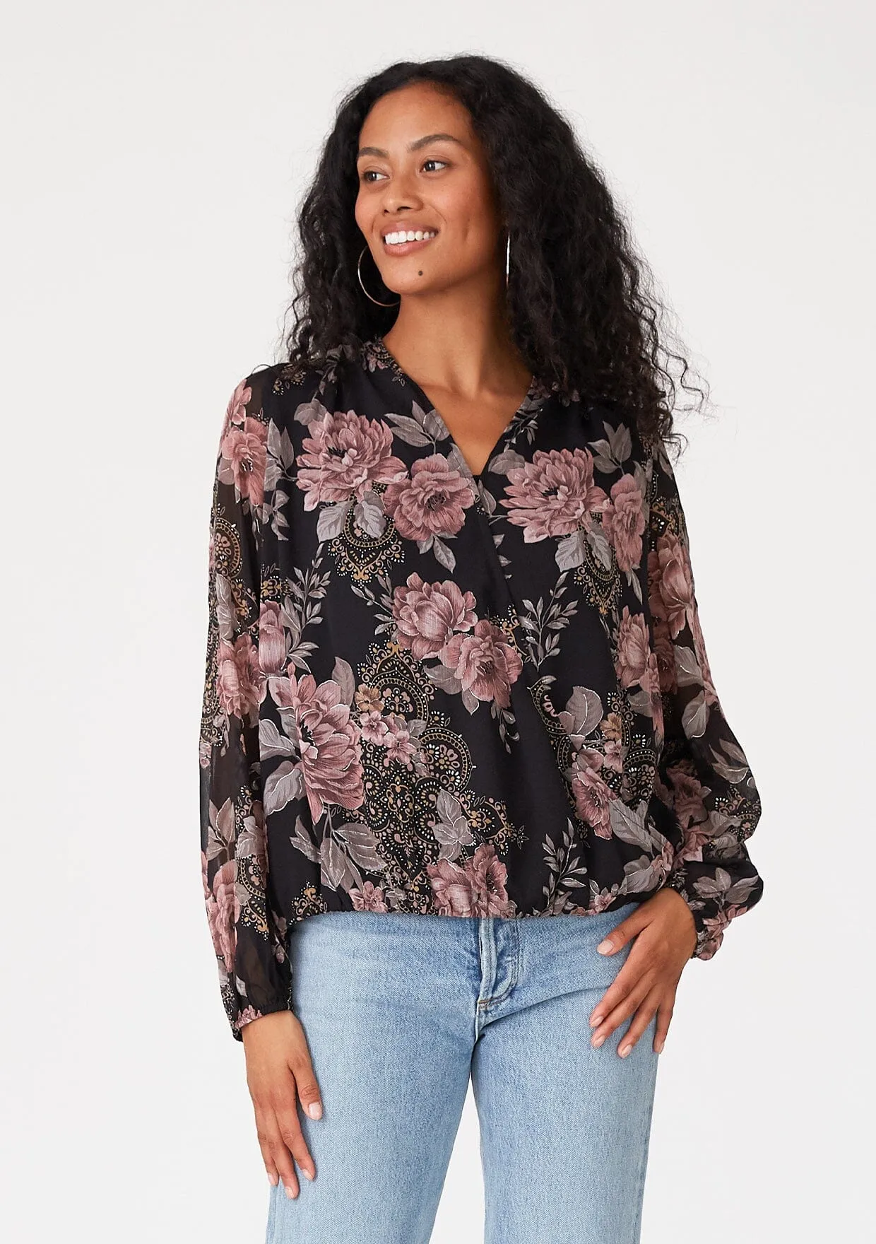 Daphne Surplice Blouse sold by lovestitch product image thumbnail 5