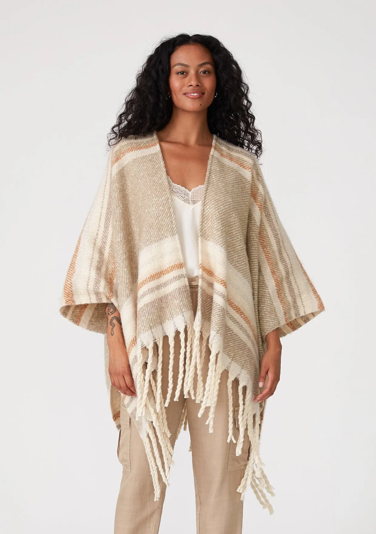 Idyllwild Fringed Shawl sold by lovestitch product image thumbnail 5
