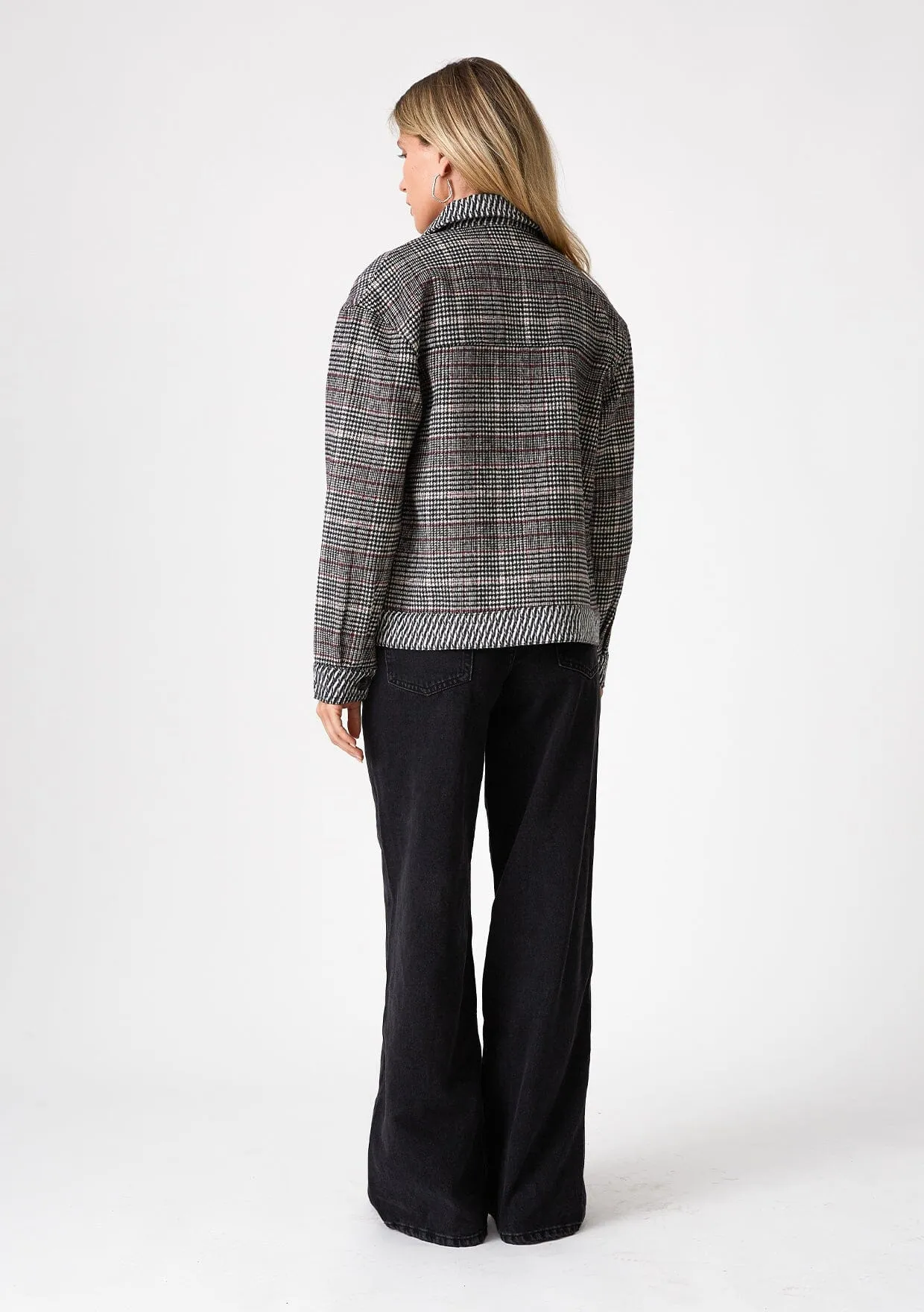 Tori Patchwork Plaid Jacket sold by lovestitch product image thumbnail 4