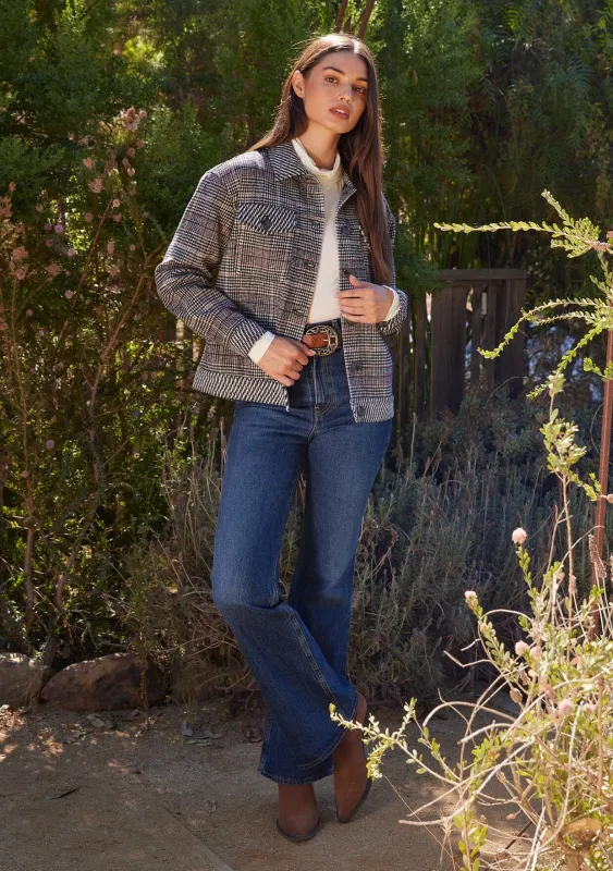 Tori Patchwork Plaid Jacket sold by lovestitch