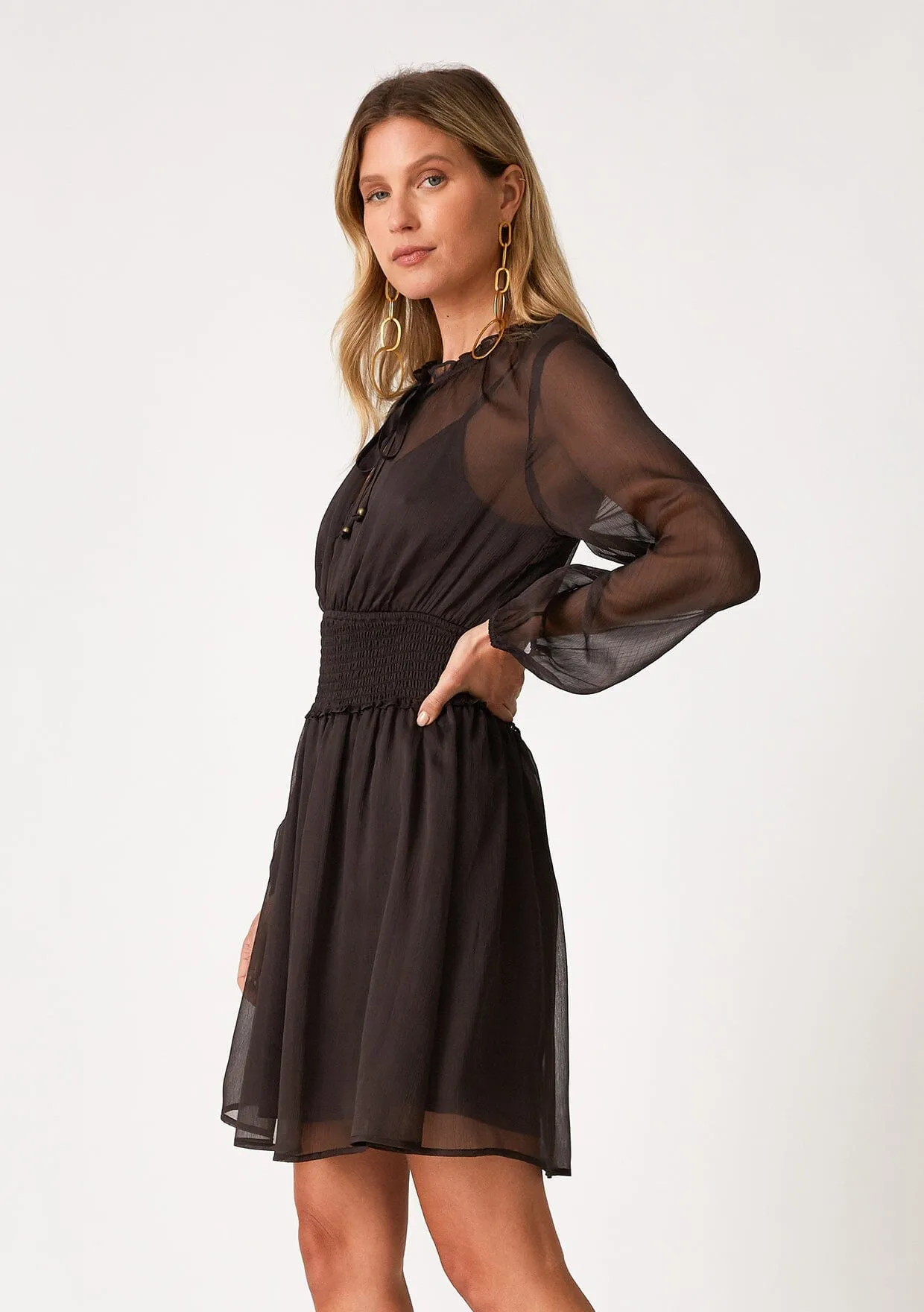 Kira Sheer Mini Dress sold by lovestitch product image thumbnail 5