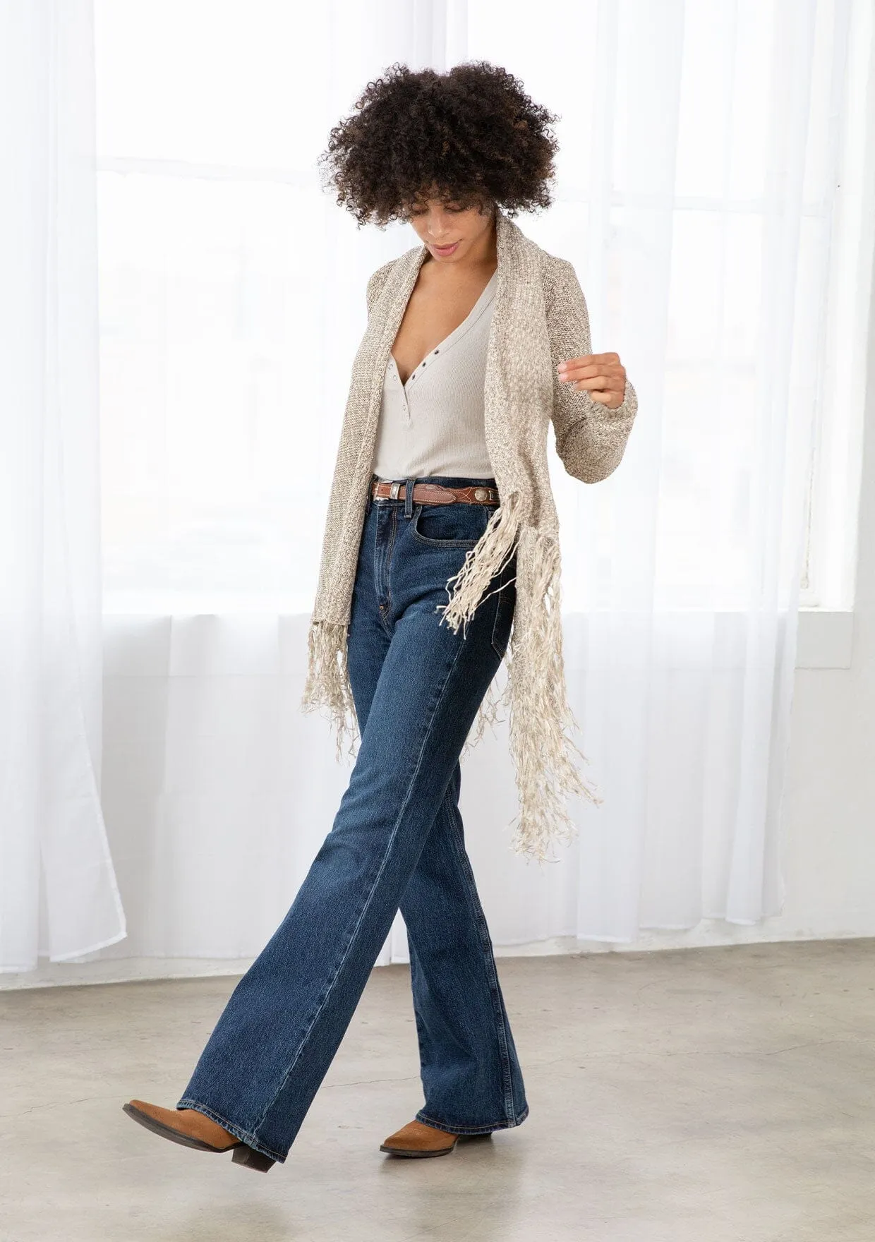 Lori Fringe Cardigan sold by lovestitch product image thumbnail 5