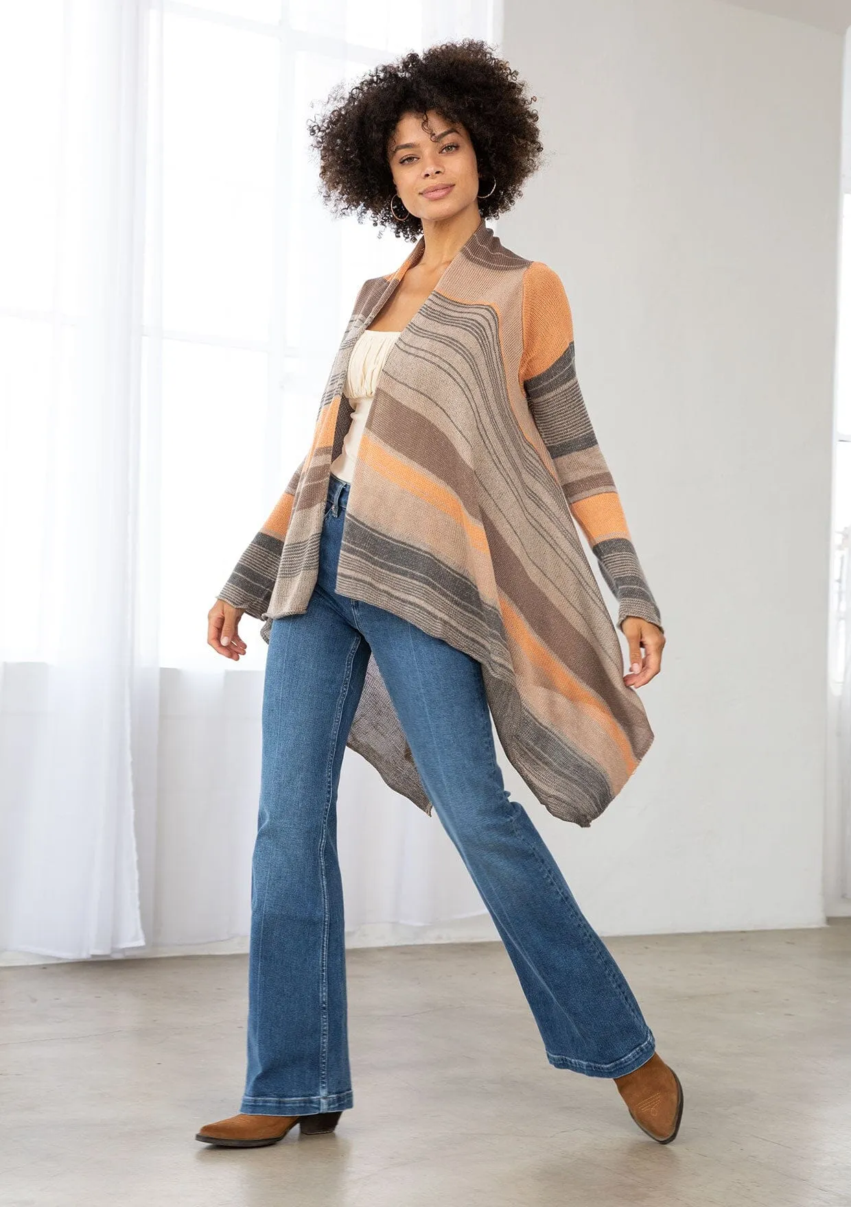 Mara Striped Cardigan sold by lovestitch product image thumbnail 2