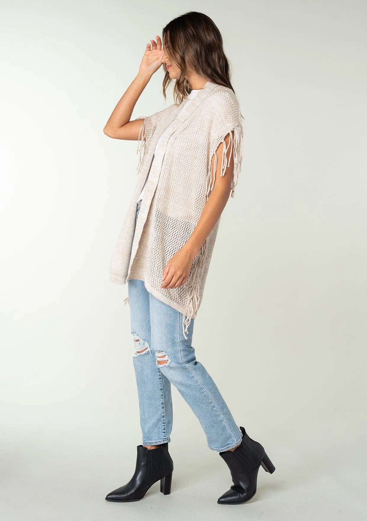 Raquel Fringe Cardigan sold by lovestitch product image thumbnail 2