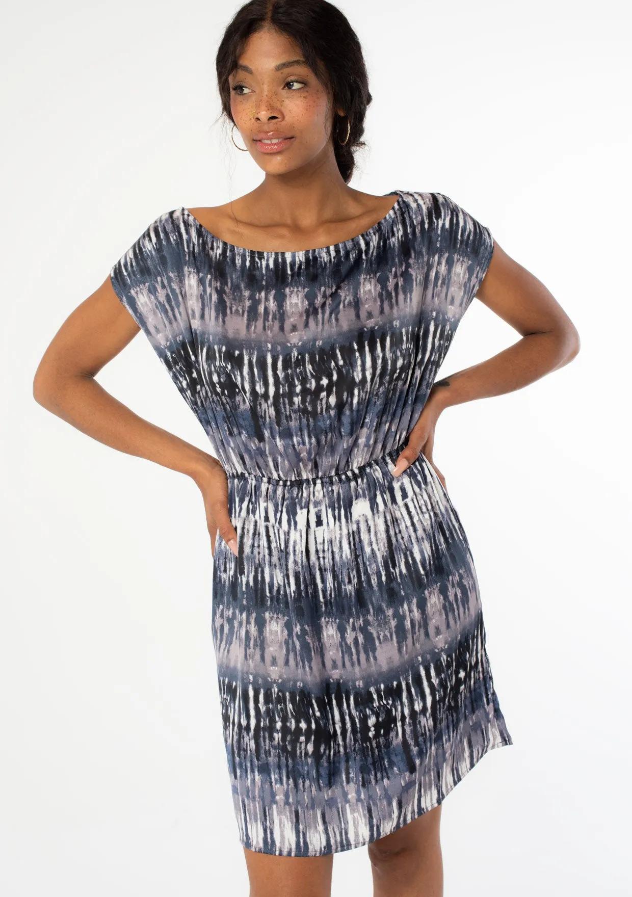 Splendid Tie Dye Stripe Mini Dress sold by lovestitch