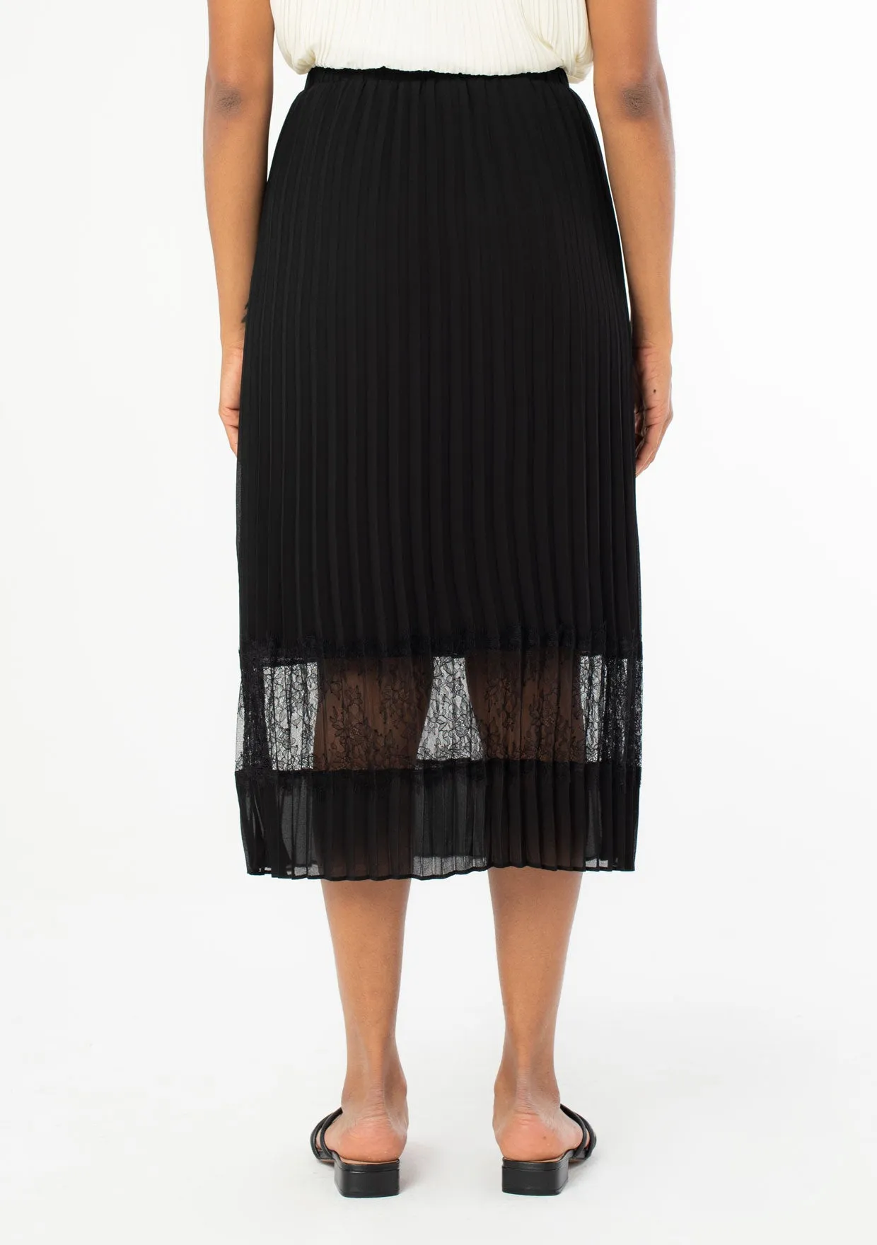 Full Swing Pleated Midi Skirt sold by lovestitch product image thumbnail 4