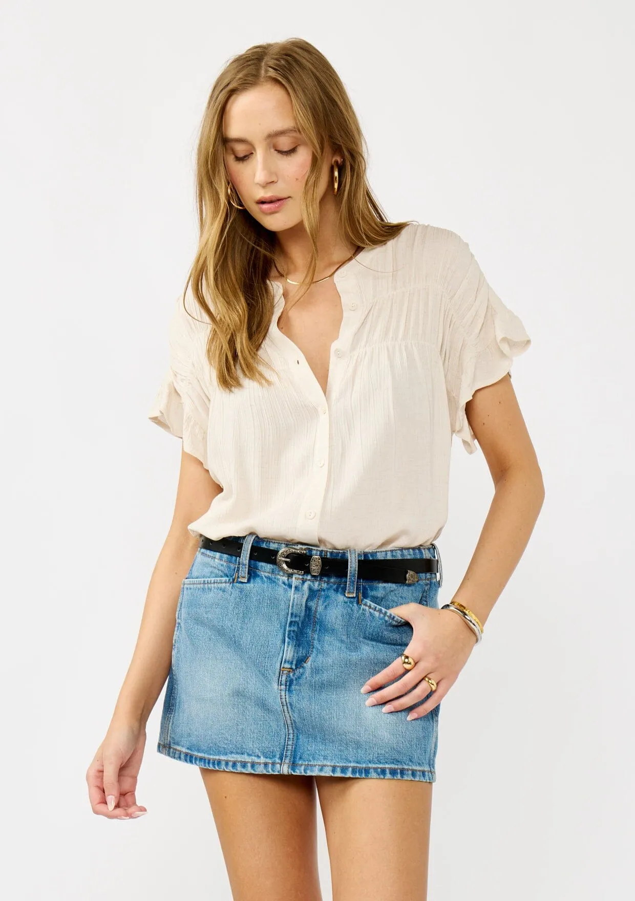 Leto Accessories Vintage Leather Belt sold by lovestitch product image thumbnail 2