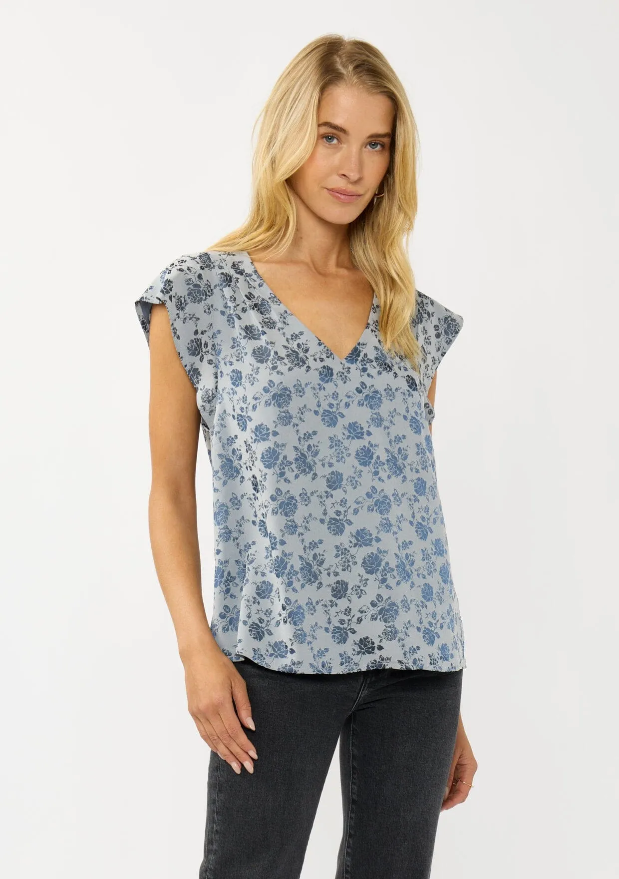 Lennon Ruffle Top sold by lovestitch