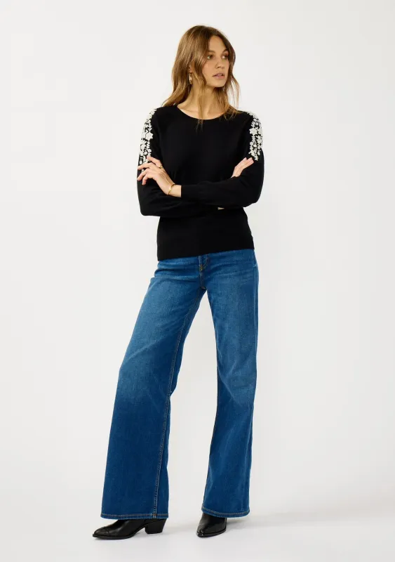 Arlo Embroidered Sweater sold by lovestitch