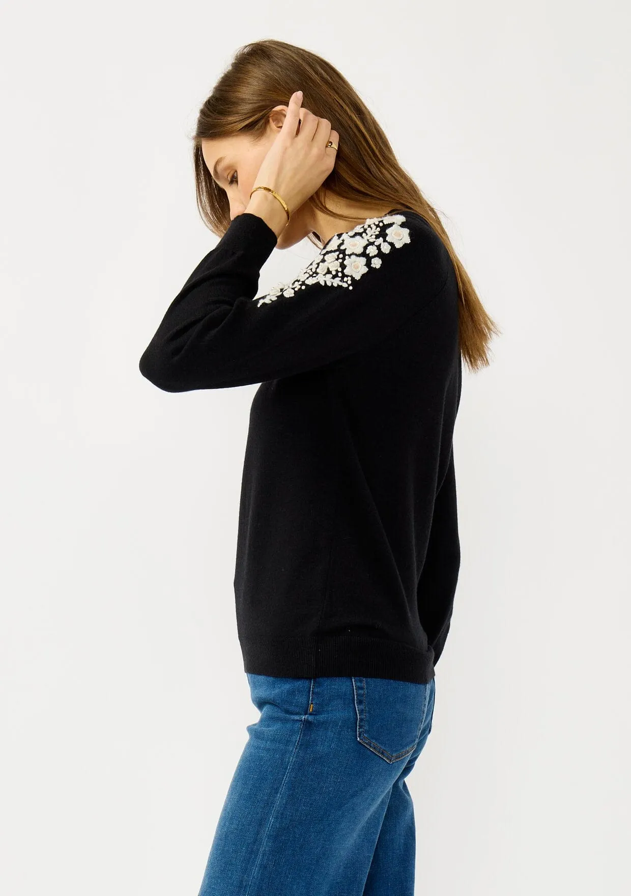 Arlo Embroidered Sweater sold by lovestitch product image thumbnail 3