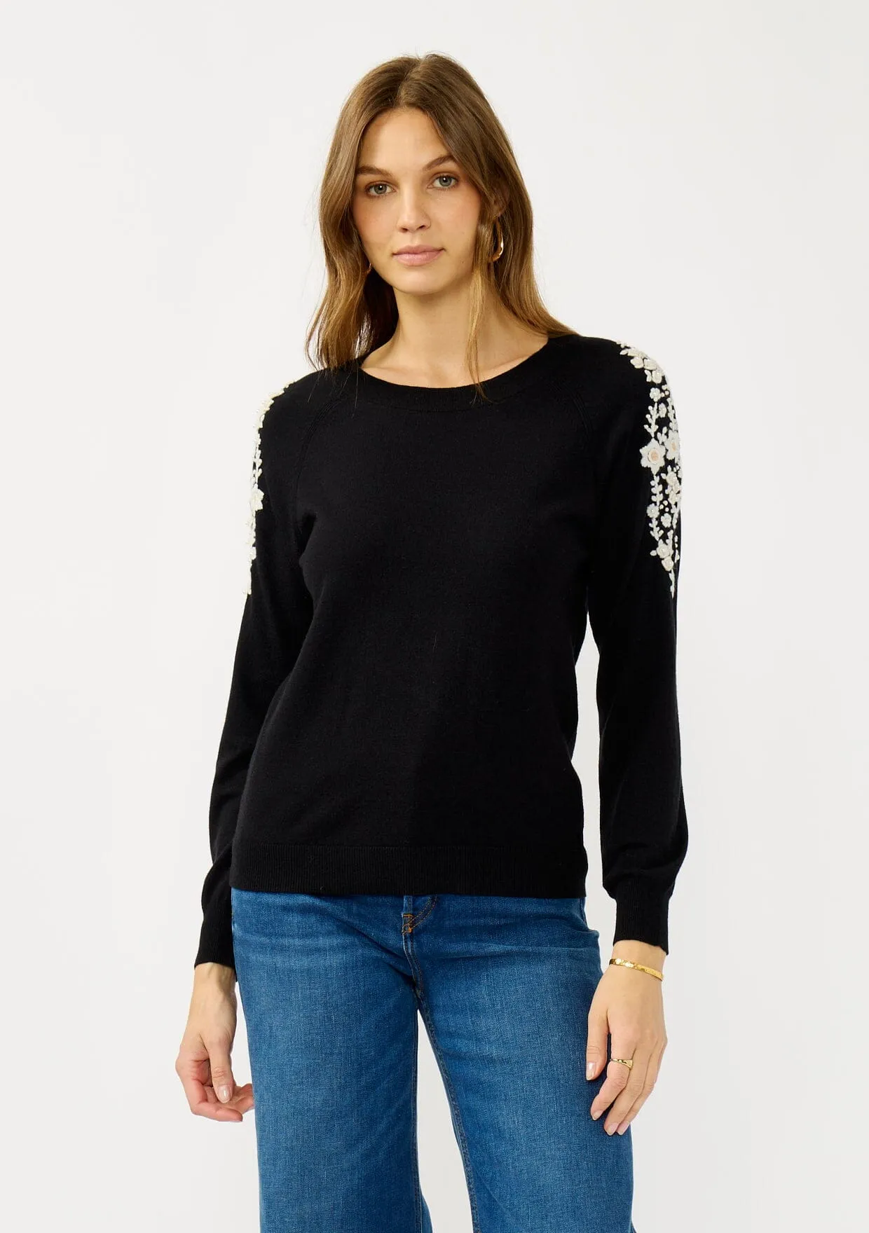 Arlo Embroidered Sweater sold by lovestitch product image thumbnail 4