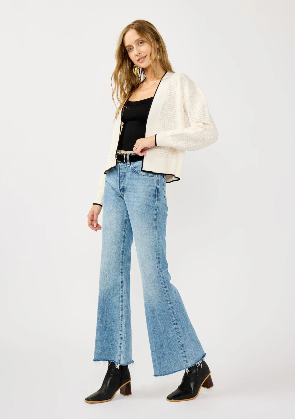 Caydence Pointelle Cardigan sold by lovestitch product image thumbnail 2