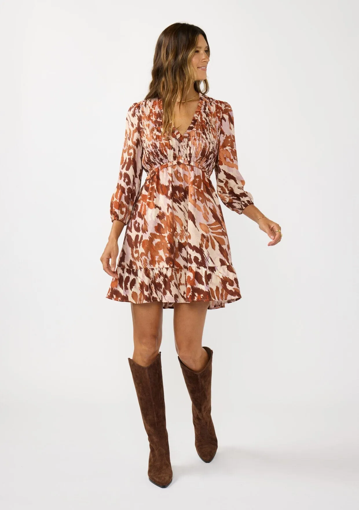 Amber Stroke Mini Dress sold by lovestitch product image thumbnail 4