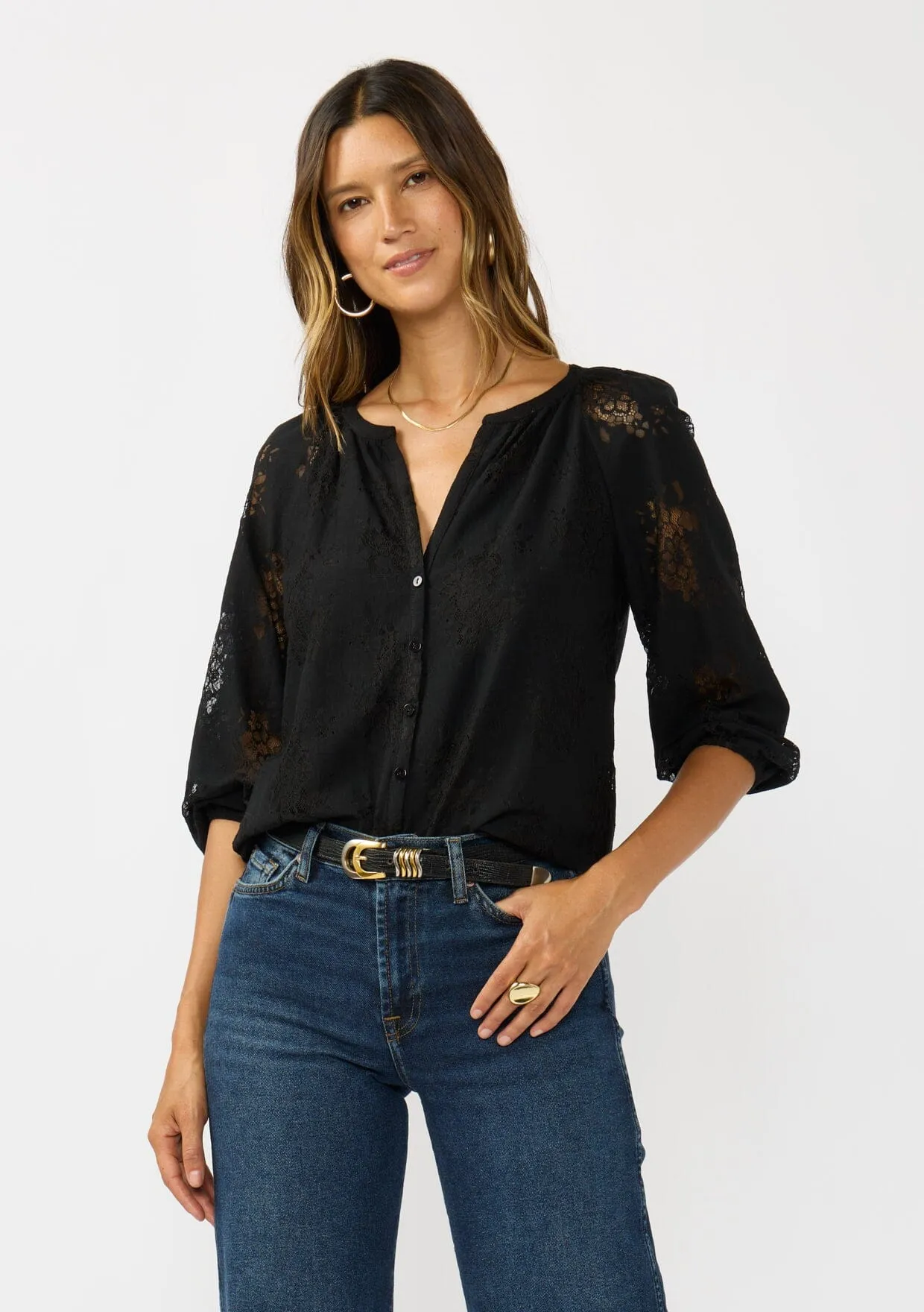 Ravenna Lace Blouse sold by lovestitch product image thumbnail 4