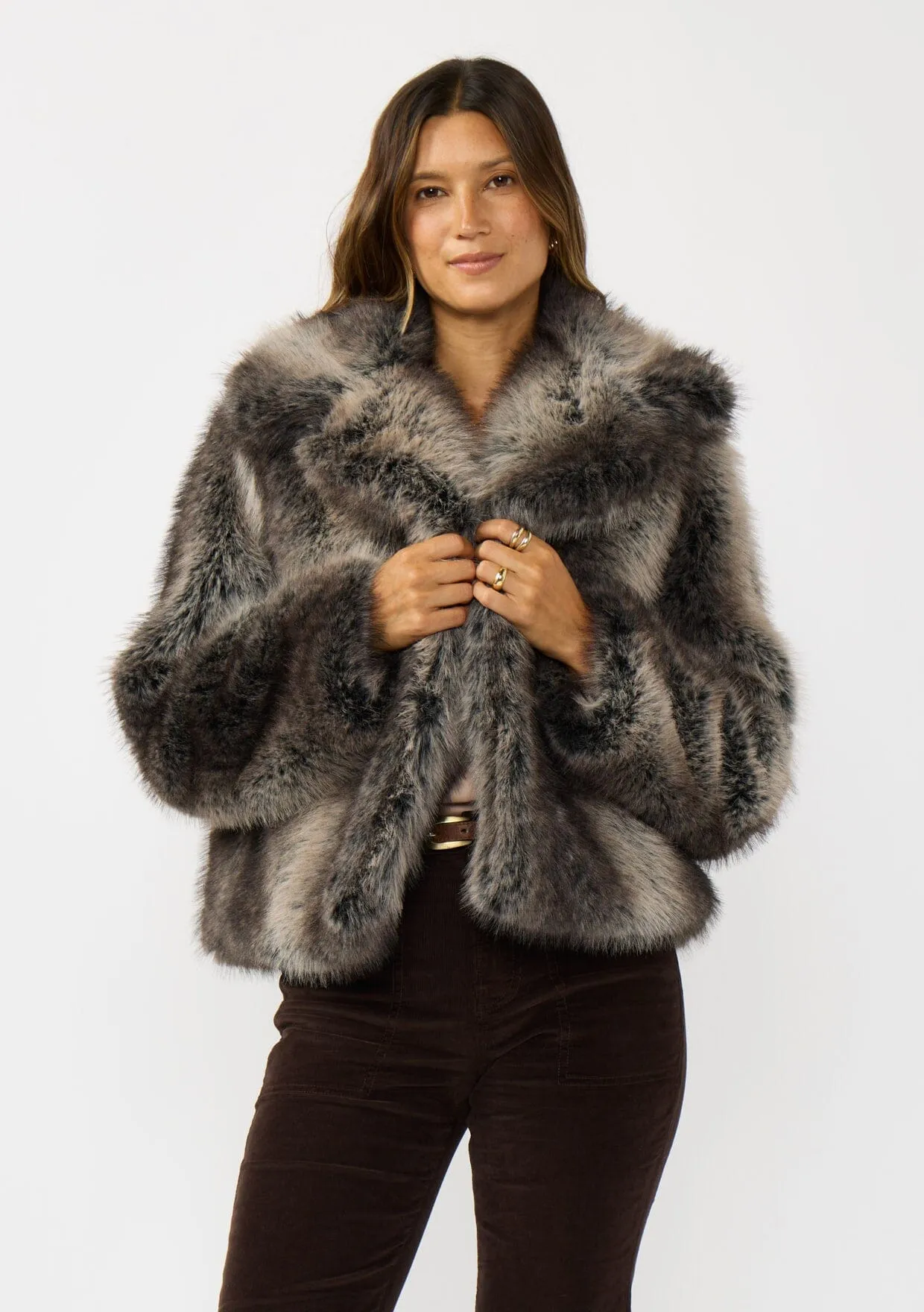 Mira Faux Fur Jacket sold by lovestitch product image thumbnail 5