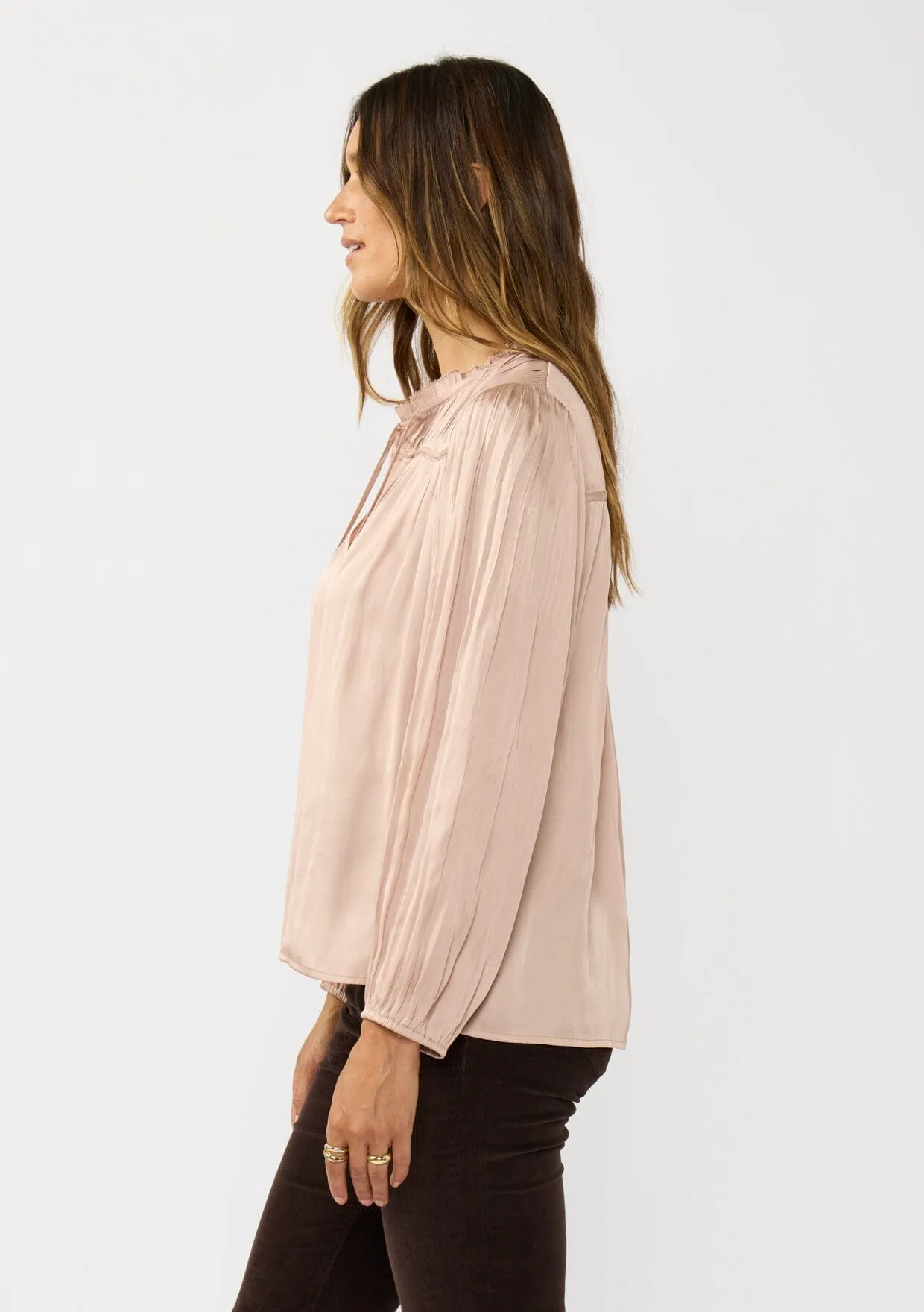 Corinne Pleated Blouse sold by lovestitch product image thumbnail 4