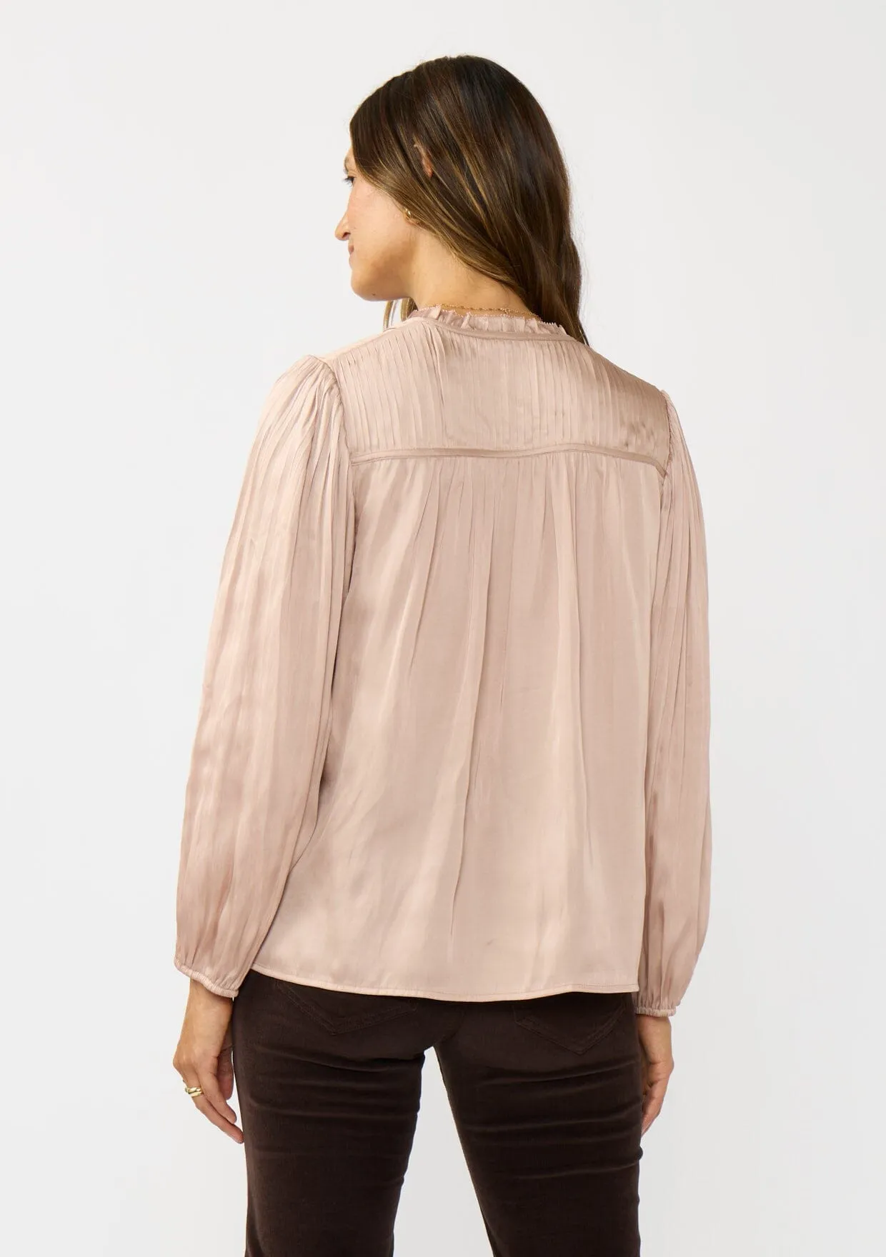 Corinne Pleated Blouse sold by lovestitch product image thumbnail 3