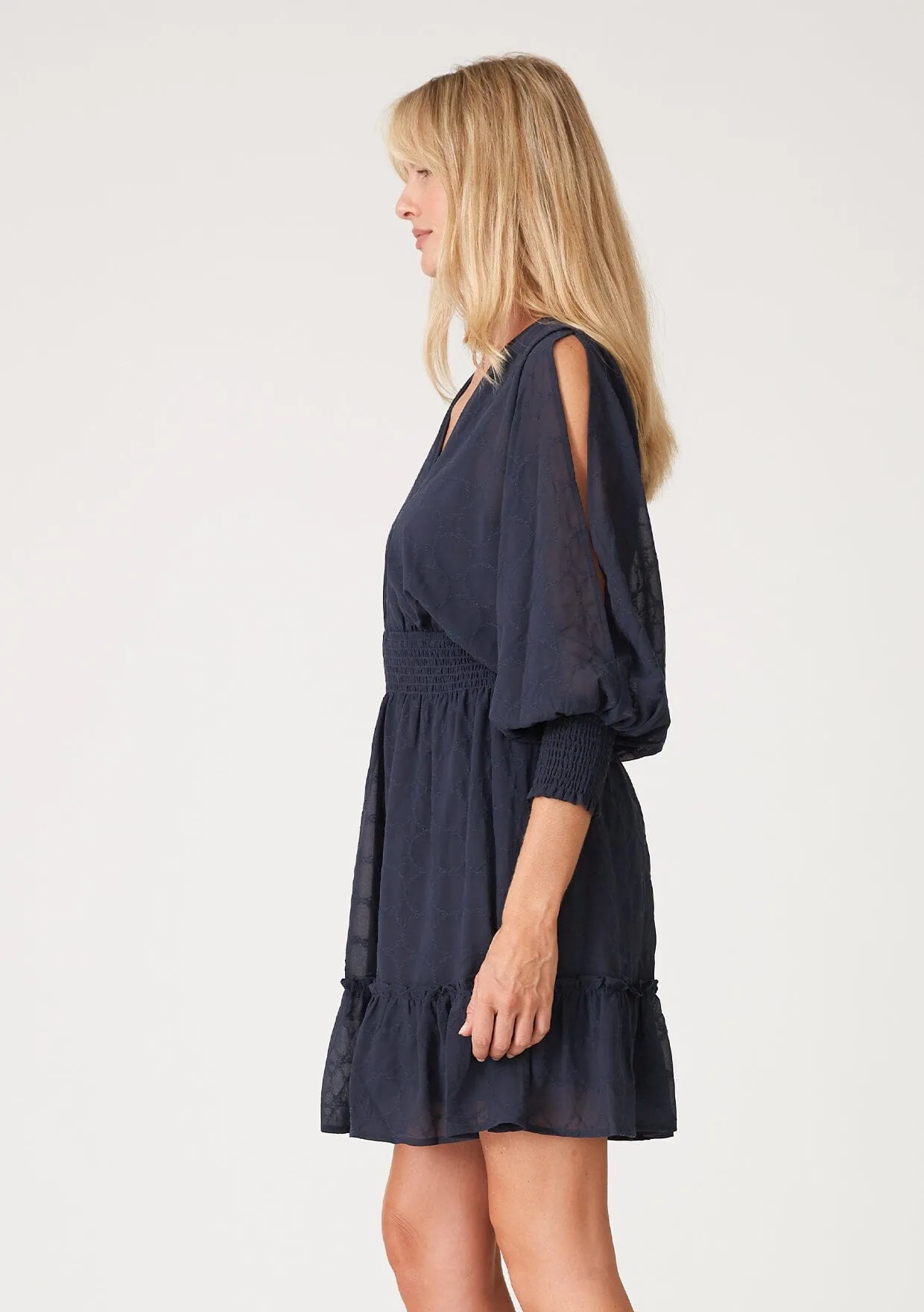 Becca Split Sleeve Mini Dress sold by lovestitch product image thumbnail 3