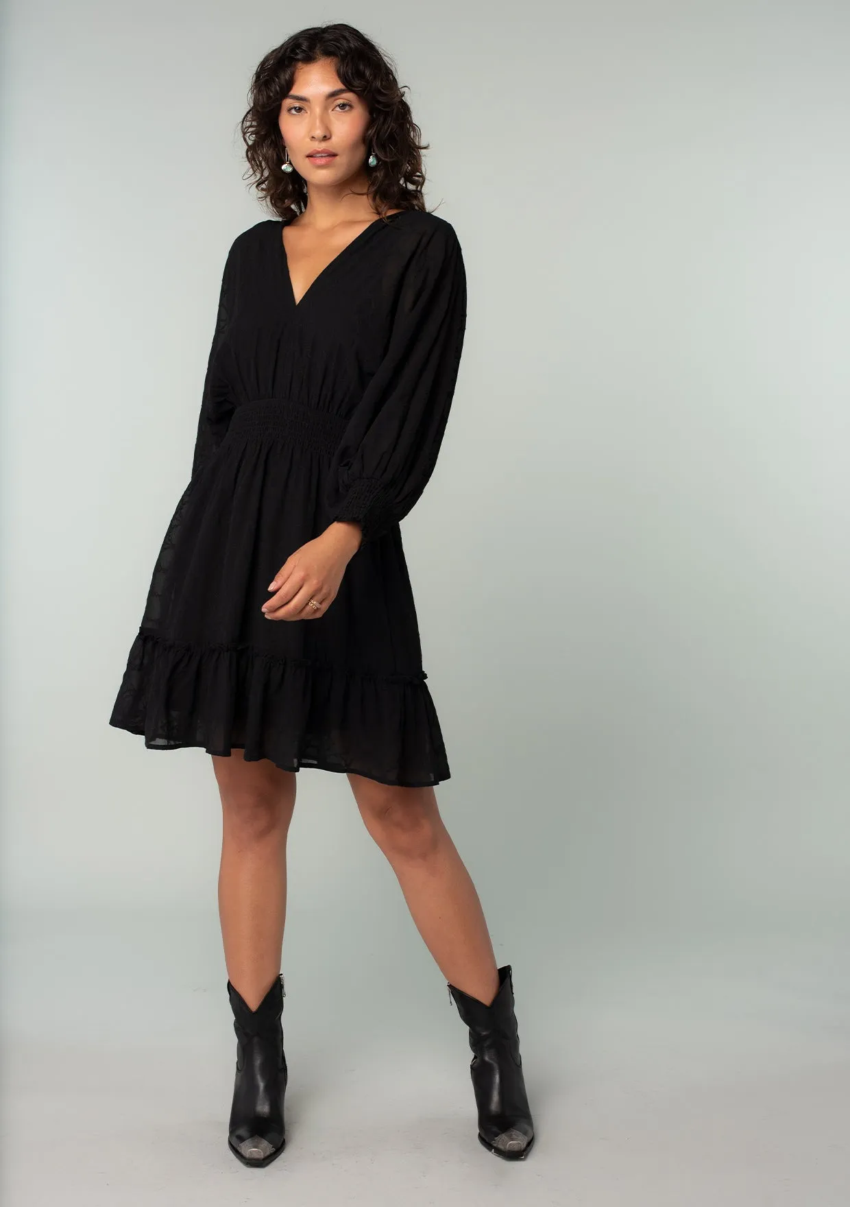 Becca Split Sleeve Mini Dress sold by lovestitch product image thumbnail 5