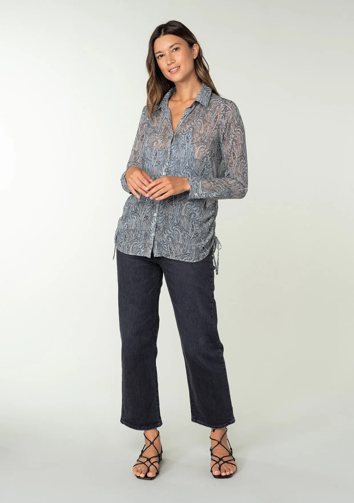 My Time Ruched Shirt sold by lovestitch product image thumbnail 5