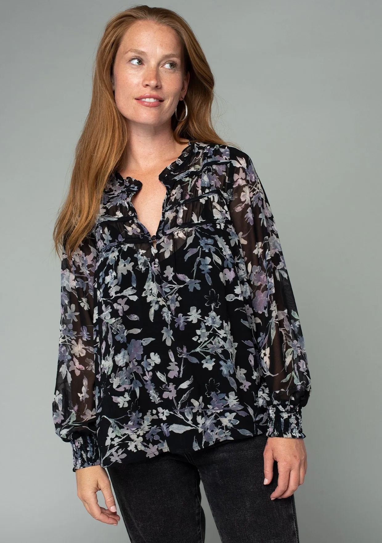 Hard To Get Chiffon Blouse sold by lovestitch product image thumbnail 4