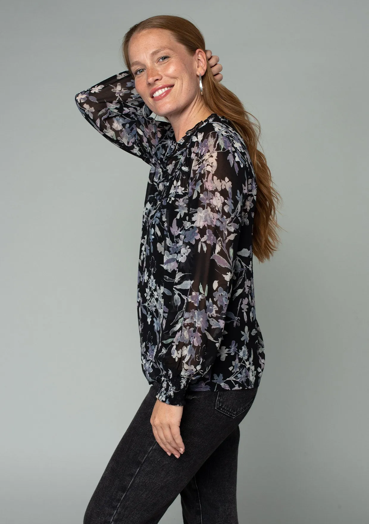 Hard To Get Chiffon Blouse sold by lovestitch product image thumbnail 3