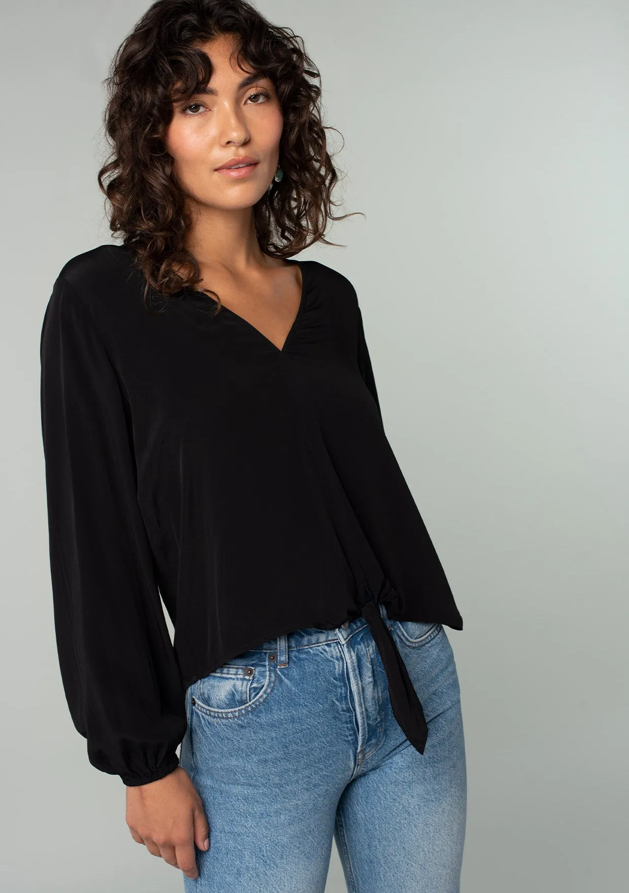 Camille Tie Front Top sold by lovestitch